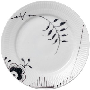 Sort Mega Riflet 19 cm. Tallerken